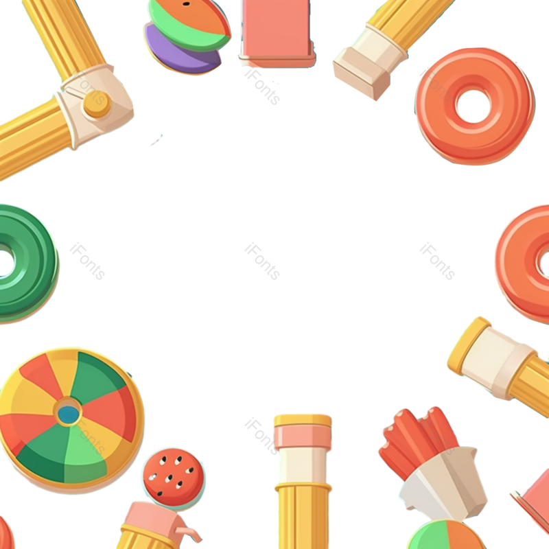 装饰图片,背景边框元素,背景元素PNG,彩色免抠素材